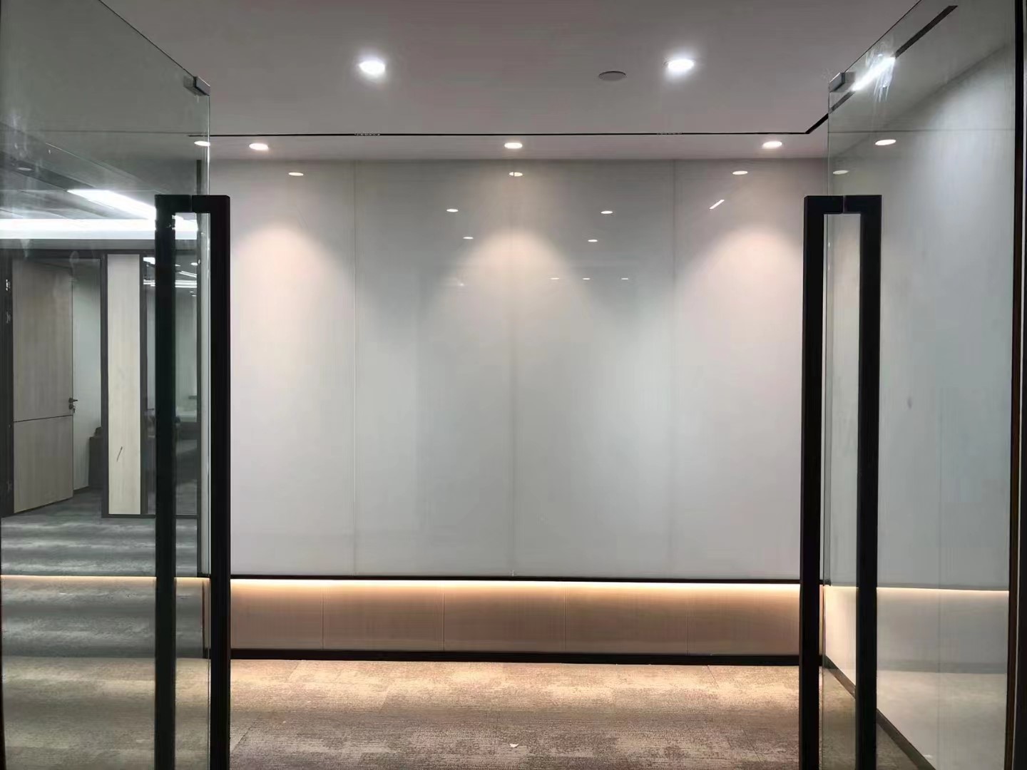 长沙汇财中心办公楼护墙板装修项目（4）
